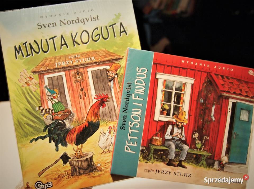 Pettson Findus Minuta Koguta bajki dzieci twarda Częstochowa sprzedam