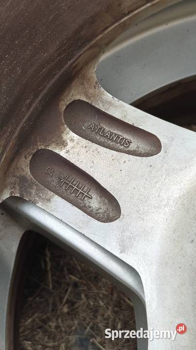 Alufelgi Peugot Atlantis 7Jx17 komplet śrub aluminiowe zachodniopomorskie Stargard