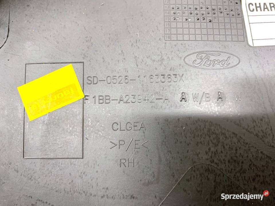 BOCZEK DRZWI PRAWY PRZÓD FORD FIESTA MK7