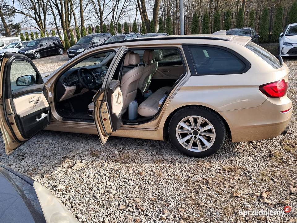 BMW f11 2010 złote kupione z salonu w Polsce 1995cm3 mazowieckie Warszawa