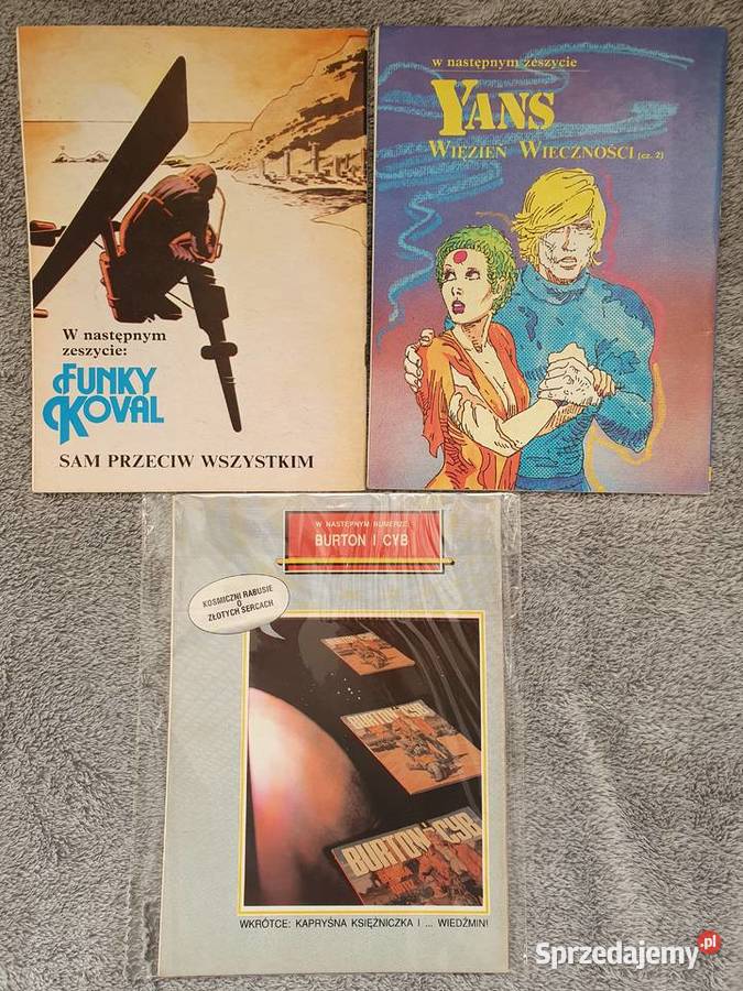 Funky Koval komplet 3 komiksów wydanie 1 1989 Gdynia sprzedam