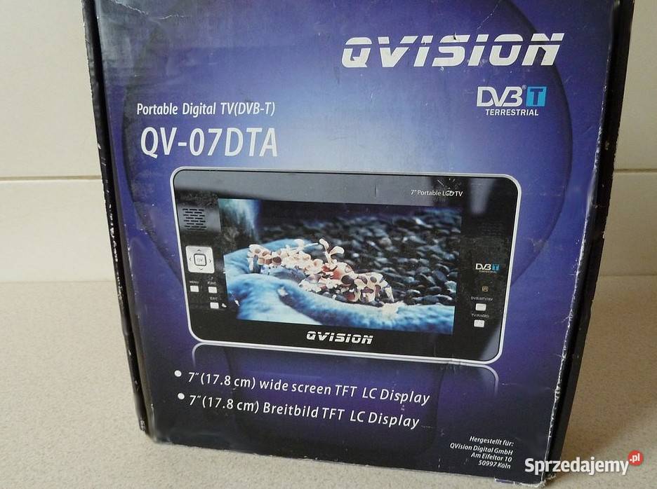 TV Qvision QV07DTA z tunerem DVBT ma Rzeszów