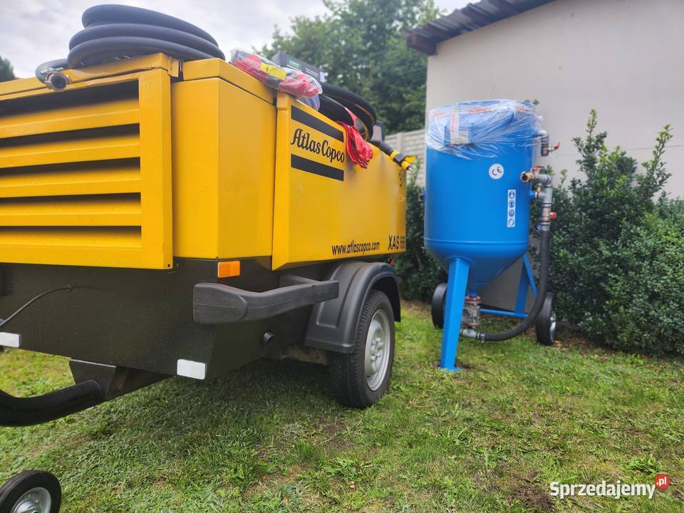 Atlascopco Nowa piaskarka zestaw Dostawa Kraków sprzedam