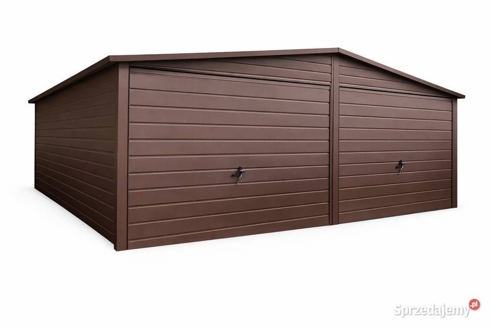 Garaż blaszany 6x5 RAL dwustanowiskowy Pozostałe Jodłownik