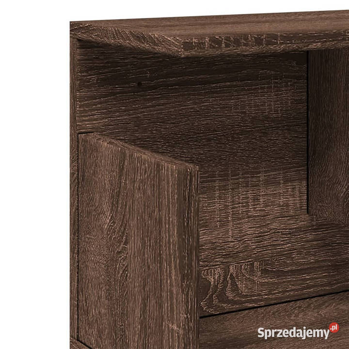 Półka ścienna 100x20x30 brązowy dąb WM854847 mazowieckie Warszawa