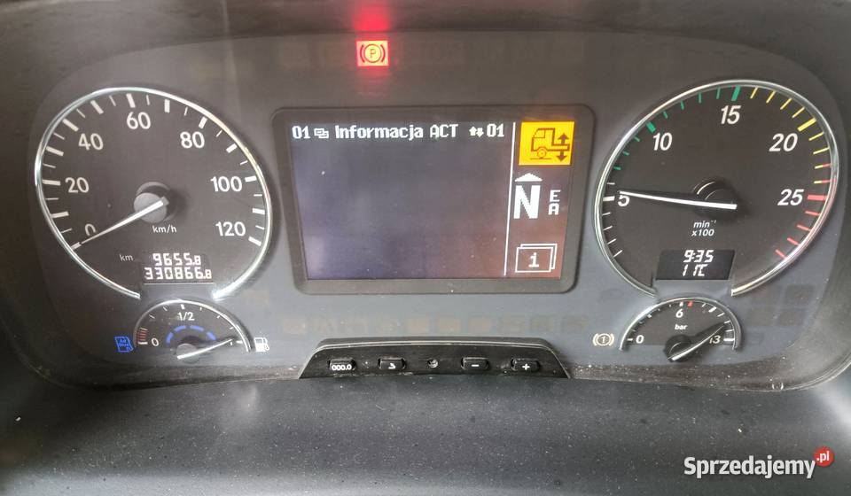 MERCEDES Actros MP 3 1844 EEV Euro 5 2011 biały Brzostek
