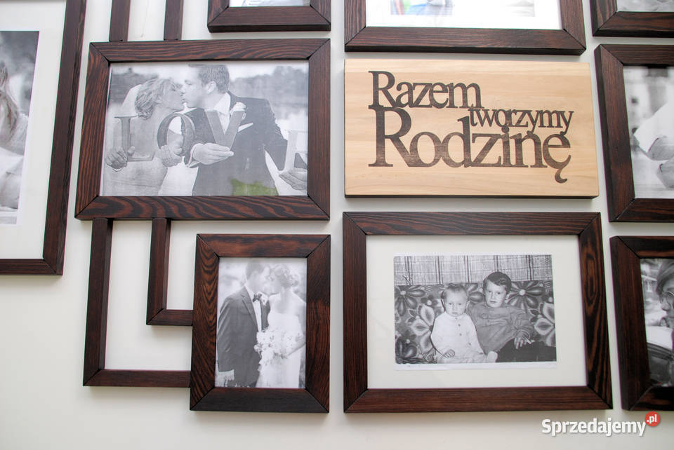 Galeria Multirama z drewna Ramka na zdjęcia Foto Wrocław