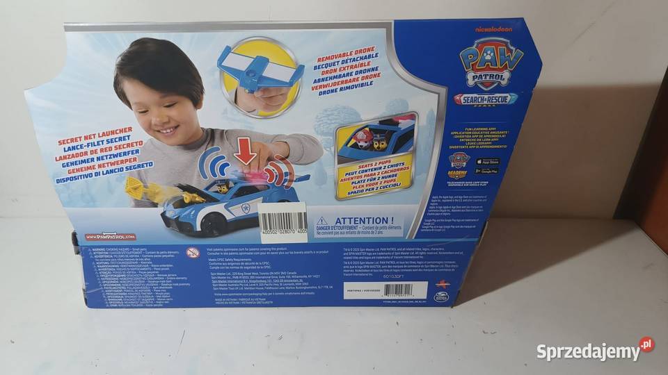 Samochód policyjny Paw Patrol z figurką Chase Katowice