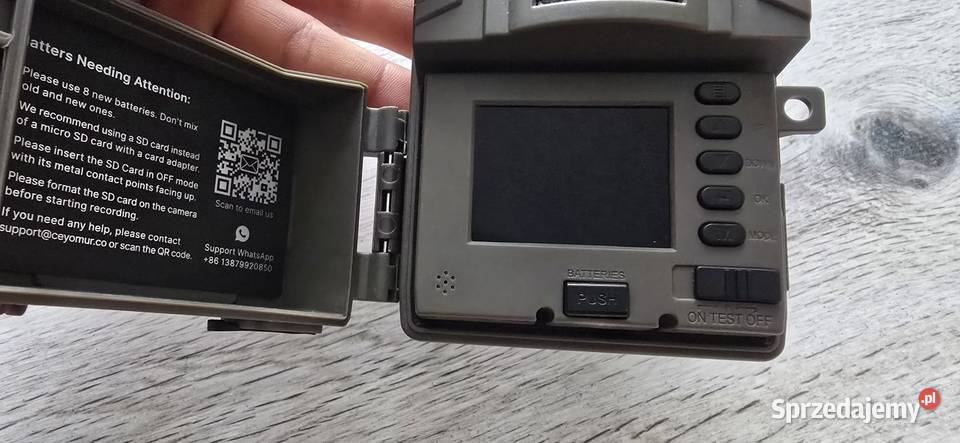 Kamera Leśna 36MP Noktowizor Ochrona Działki