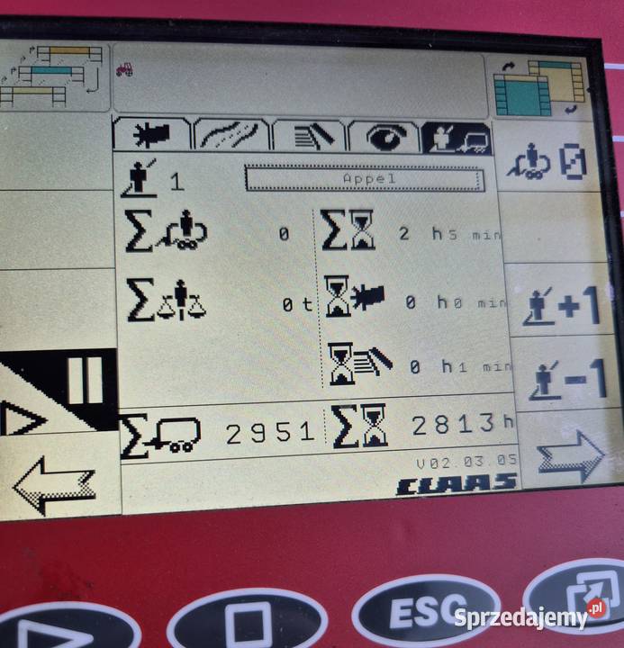 Claas Cargos 9500 walce dozujące przyczepa wielkopolskie