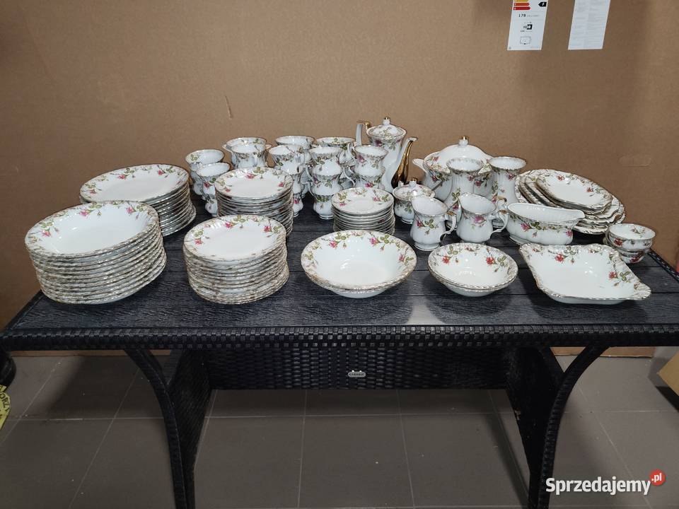 Zestaw kawowo obiadowy Iwona 120 elementów Aleksandrów Łódzki