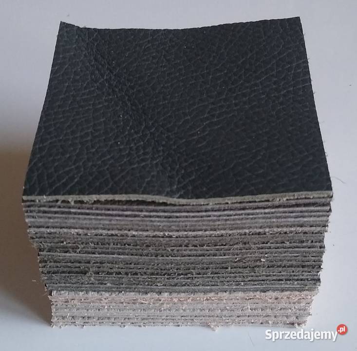 Skóra Kwadrat 8 x 8 30 sztuk Licowa Włoska Gdańsk