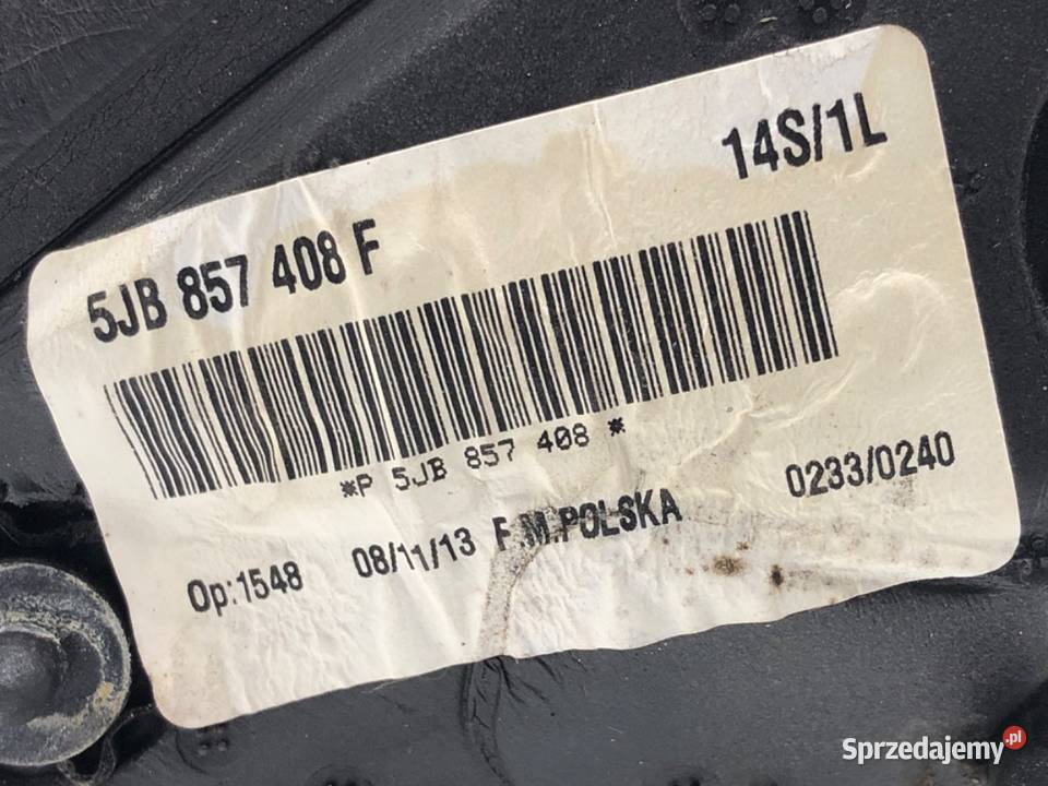 LUSTERKO PRAWY SKODA RAPID Hatchback ZEWNĘTRZNE podkarpackie