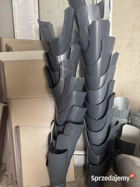 Rynna 150 mm z blachy powlekanej RAL 9006 połysk Rynny i spusty świętokrzyskie sprzedam