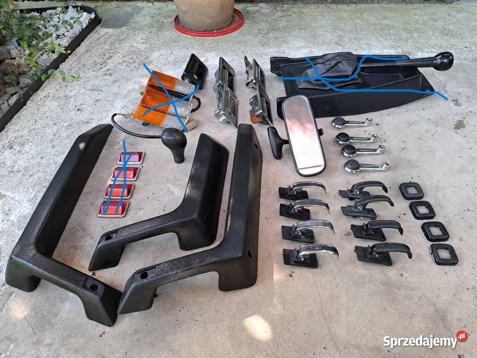 Ramki lamp przód Fiat125p Polonez