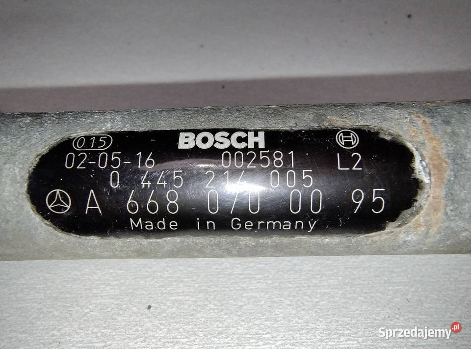 Listwa wtryskowa Mercedes AKlasa A6680700095 Katowice