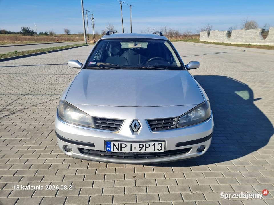 LAGUNA z gazem i hakiem 2005r Samochody osobowe Grajewo