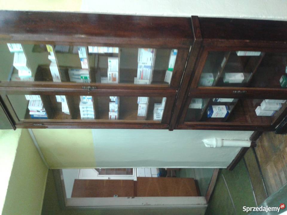 Przedwojenne antyczne meble i akcesoria apteczne sprzedam