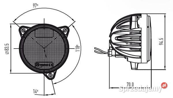 Lampa robocza LED do Case IH John Deere Massey Oświetlenie Oświetlenie Kamionna