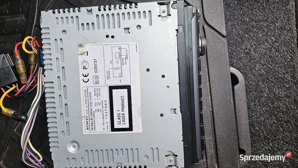 Radio Samochodowe Sony CDXGT230 Sony Radioodtwarzacze Jarosław sprzedam