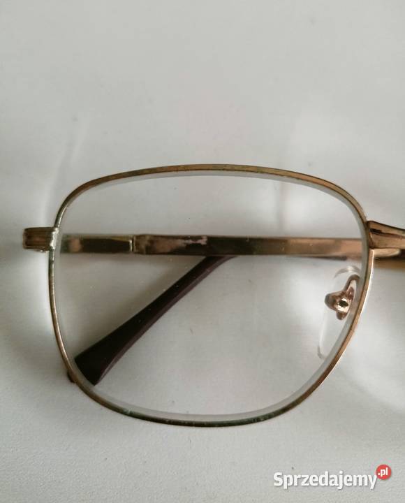 Okulary korekcyjne 350 plusy z PRL vintage łódzkie Łódź sprzedam