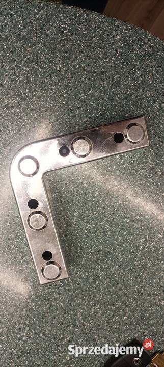 Noga PCV chrom kątowa 170x170xh45 szerokość Nawojowa