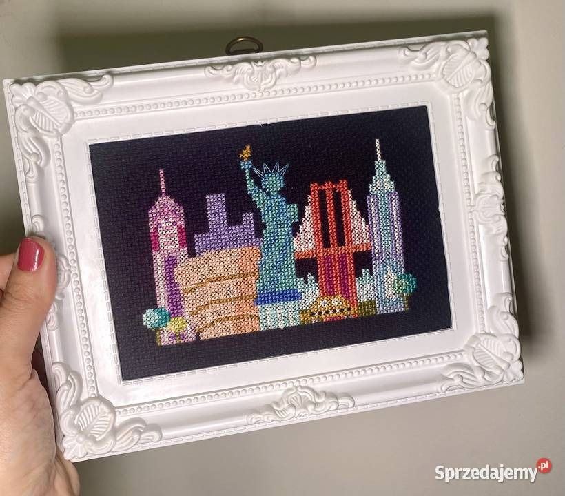 Zestaw haftowanych obrazków Obrazki i obrazy Kielce