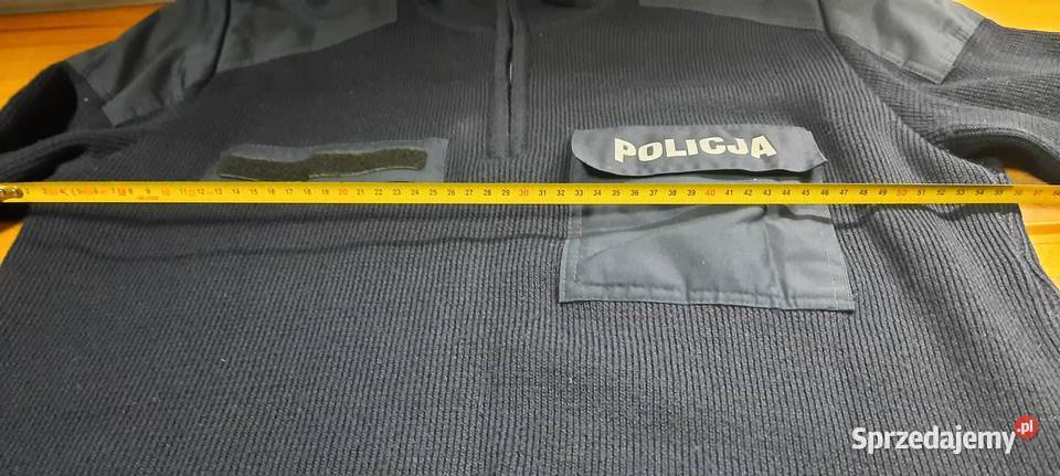 SWETER ZIMOWY POLICJA XL CZAPKA USZATKA K70