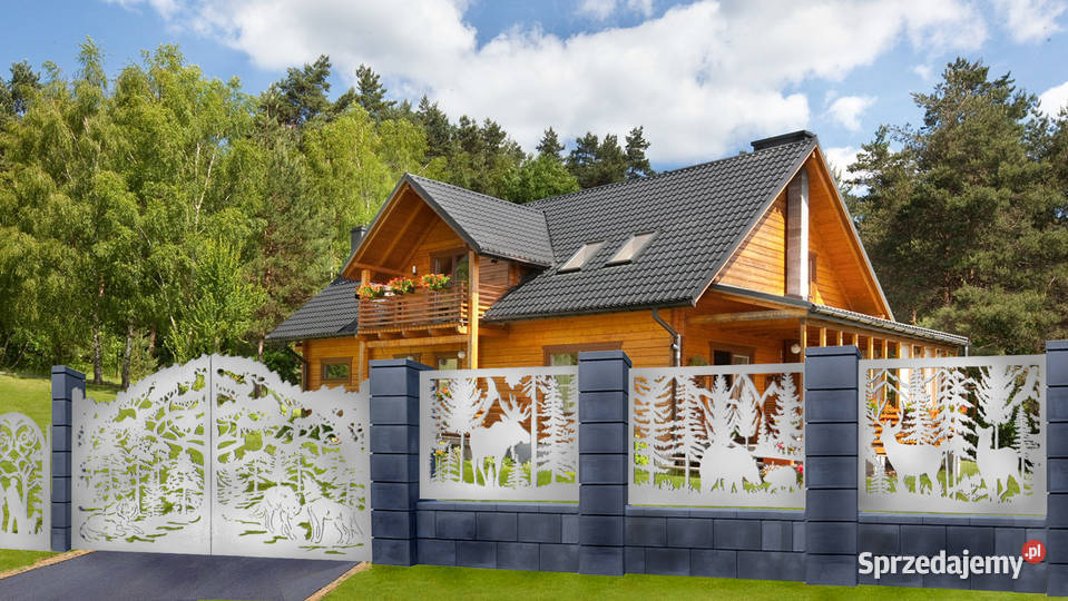 CNC Wypalanie Ogrodzenie Brama Płot Panele sprzedam