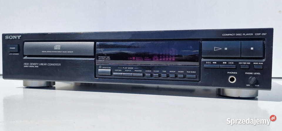 Cd player SONY 297 CDP297 odtwarzacz kompaktowy Międzychód sprzedam