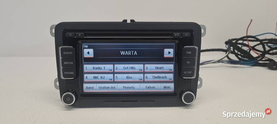 VW RCD510 Passat B7 Golf VI Radio 6CD Mp3 Aux SD Fabryczne