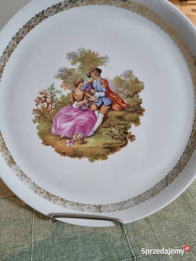 Talerz Scenka Para Dworska Fragonard sprzedam