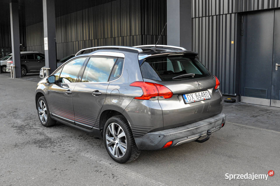 Peugeot 2008 Skóry 2015 r Bezwypadkowy nieuszkodzony Wrocław