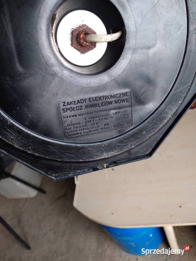 Stara lampka z prl Przedbórz