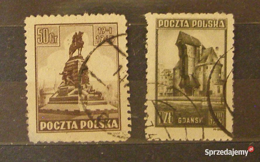 Znaczki pocztowe Polska Zestaw 23 łódzkie Łódź