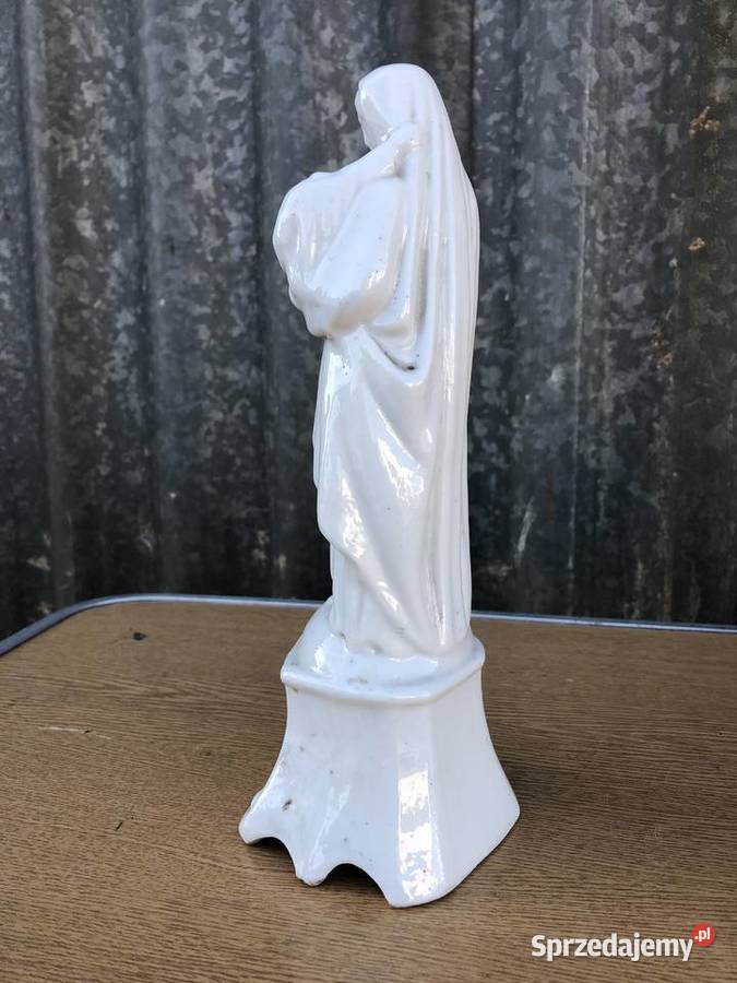 Antyk figurka porcelanowa Maryja Łowicz