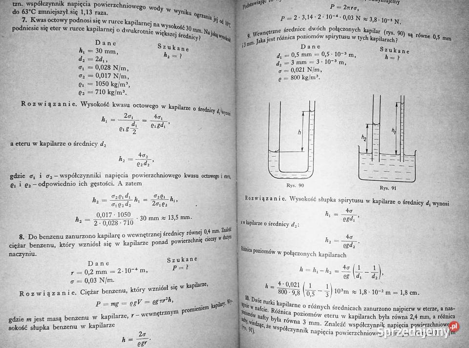 Ćwiczenia z fizyki kandydatów wyż uczel M S lubelskie