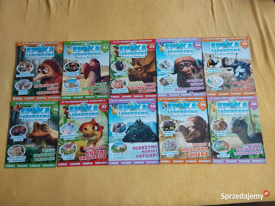 Kompletne Numery epoki lodowcowej kolekcji śląskie