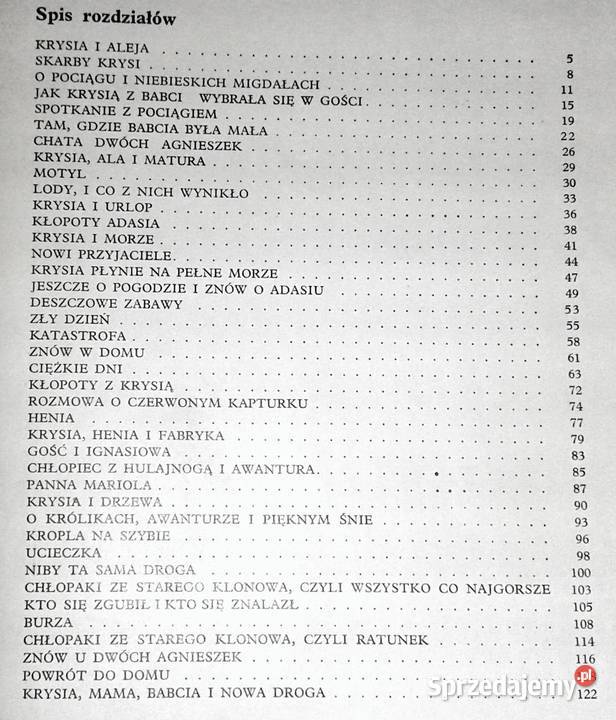 Krysia Zofia Woźnicka Rok wydania 1975 lubelskie Chełm