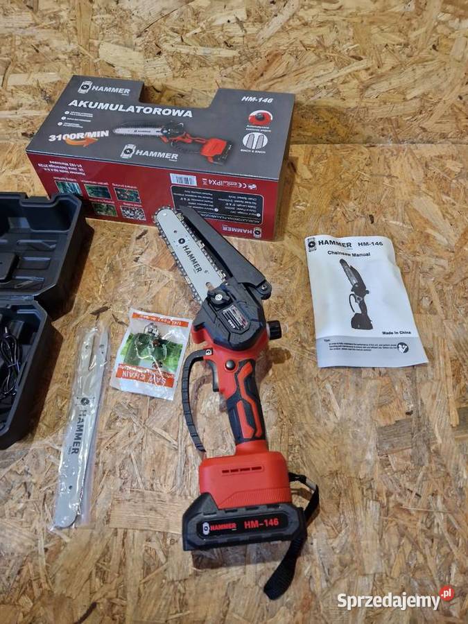 PIŁA ŁAŃCUCHOWA PILARKA AKUMULATOROWA 24V 2 X wielkopolskie Głogowa