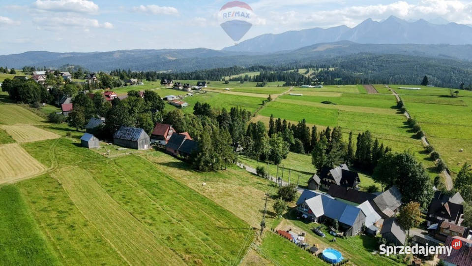 DZIAŁKA W RZEPISKACH Z WIDOKIEM NA TATRY małopolskie Rzepiska