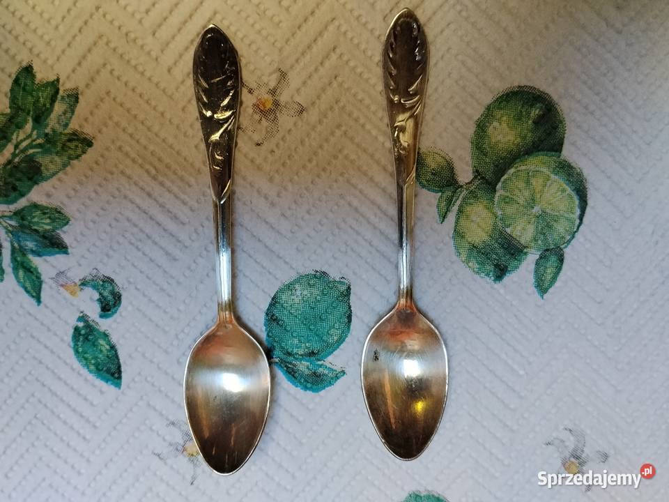 Posrebrzane łyżeczki do herbaty MET Nowa Karczma sprzedam