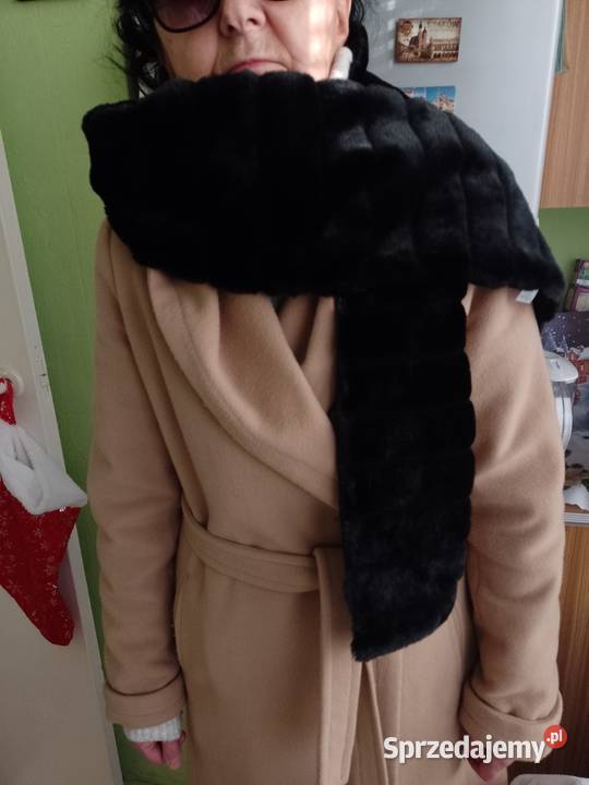 ZARADługi futrzany szal futerko Etola kołnierz Dla kobiet małopolskie Kraków sprzedam
