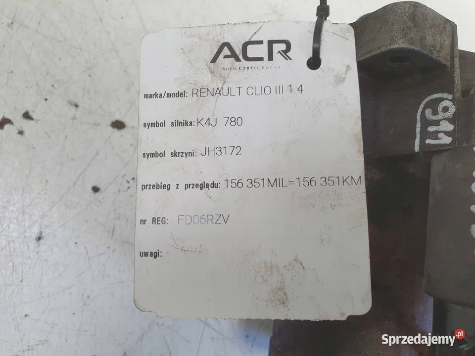 ROZRUSZNIK Renault Clio III 14 16V ROZRUSZNIK Chełm
