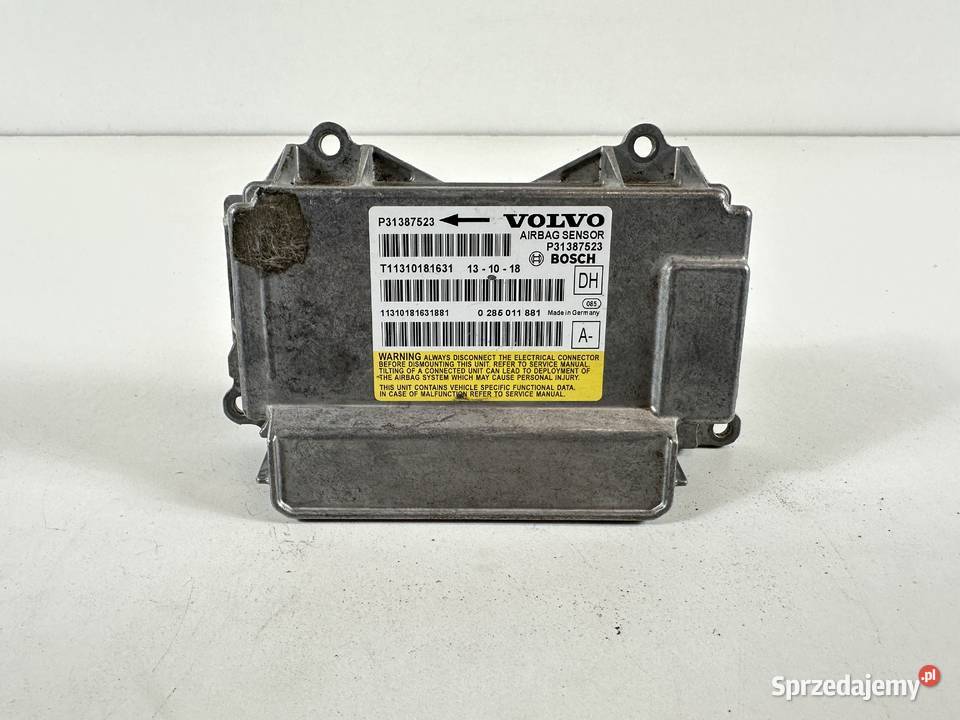 SENSOR MODUŁ PODUSZEK VOLVO S60 II V60 I Międzychód
