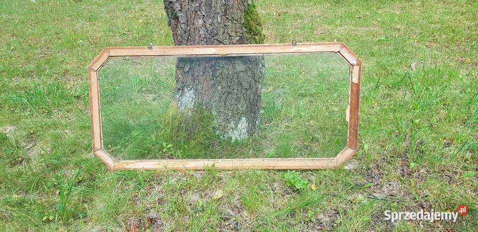 Duża stara rama ze szkłem Ruda Śląska