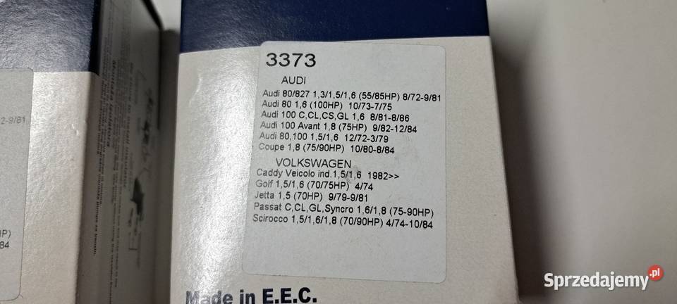 POMPA PALIWA AUDI 80 B1 B2 100 GOLF JETTA I osobowe Luzino