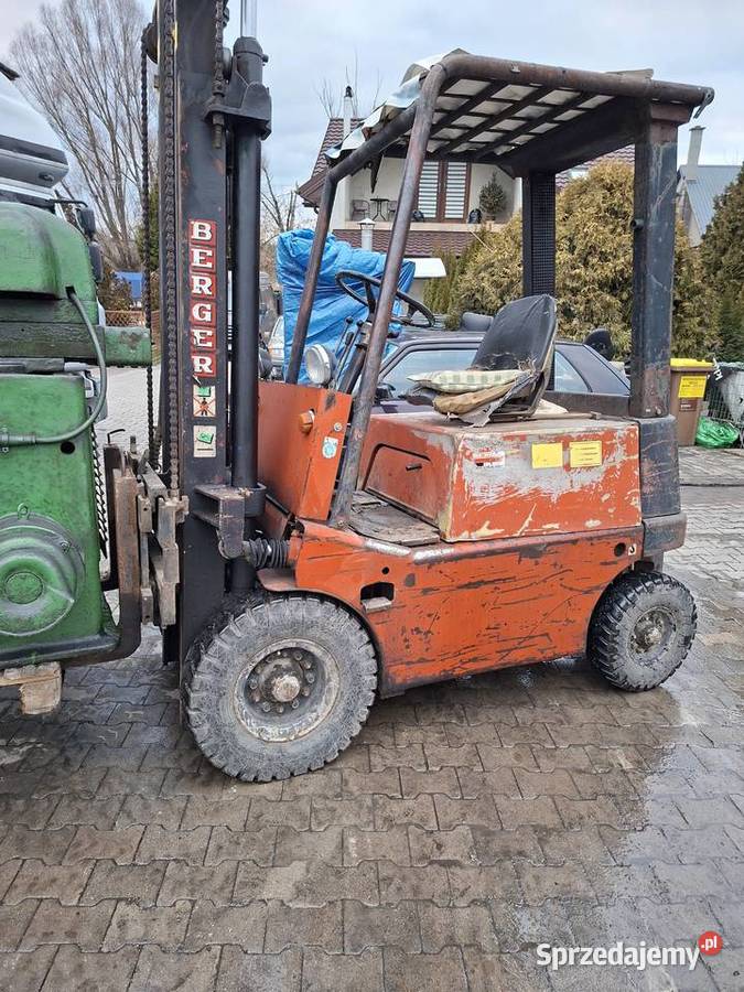 Wózek widłowy dwu tonowy boczny przesów diesel świętokrzyskie Ostrowiec Świętokrzyski
