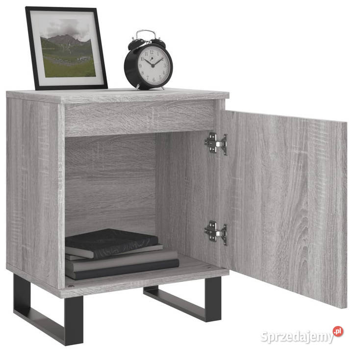 Szafki nocne 2 szary dąb sonoma 40x30x50 mazowieckie sprzedam