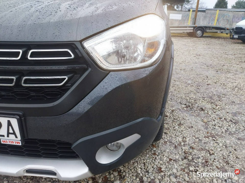 Dacia Lodgy Najbogatsza wersja Skóra Navi relingi dachowe Lodgy kujawsko-pomorskie
